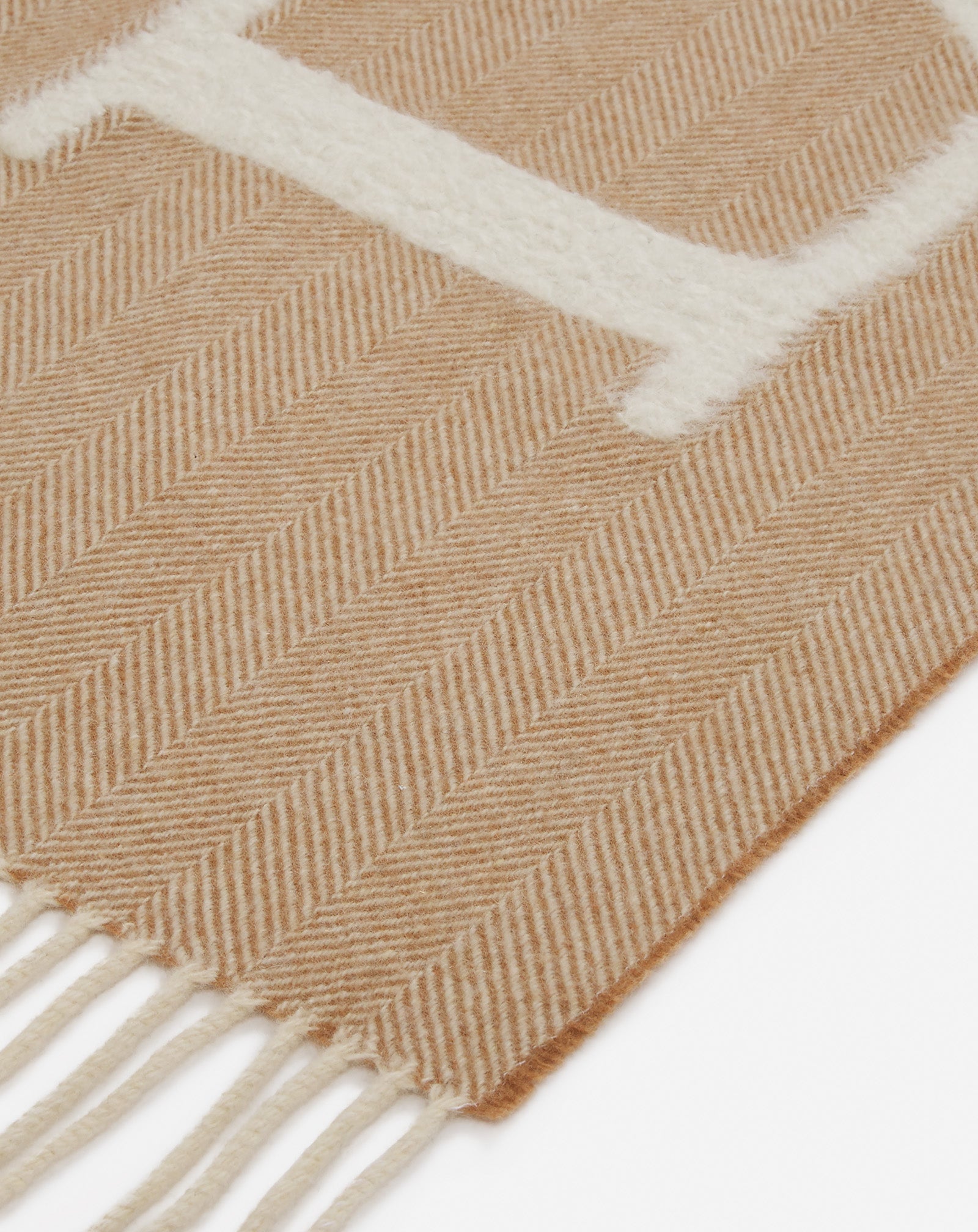 LANVIN SIGNATURE FRINGED WOOL SCARF - Image 5