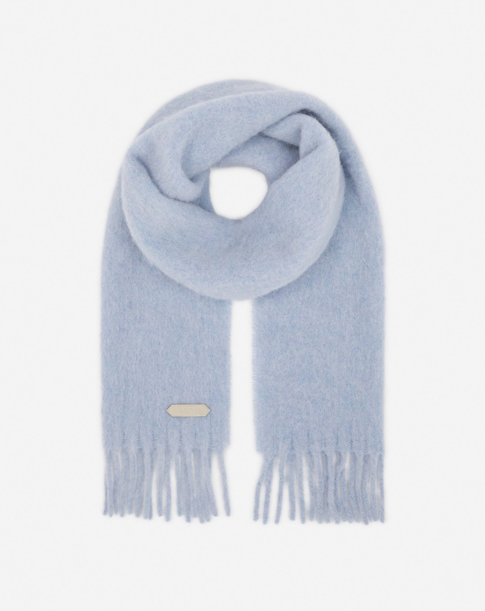 LANVIN FRINGED SCARF IN WOOL - Image 4