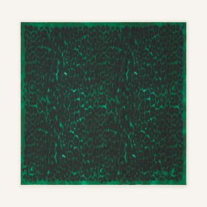 LEOPARD PRINT SILK SCARF