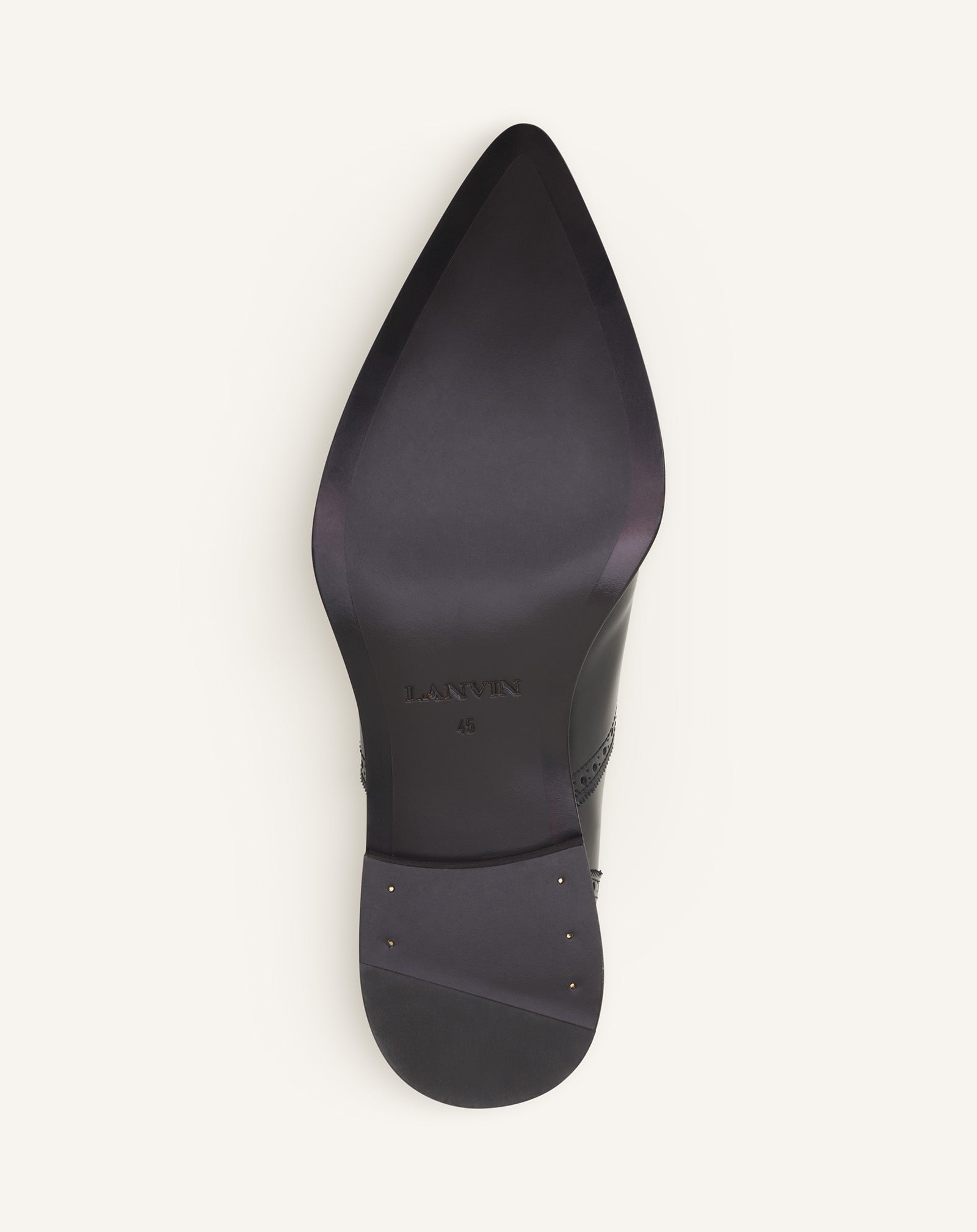 BROGUE OXFORD SHOE IN SHINY LEATHER - Image 6