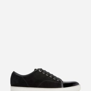 DBB1 SUEDE AND PATENT LEATHER SNEAKERS