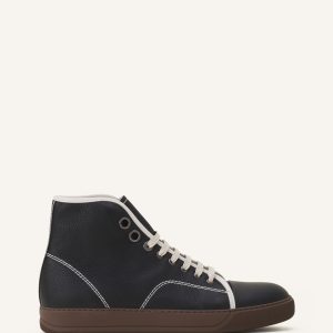 DBB1 HIGH-TOP LEATHER SNEAKERS