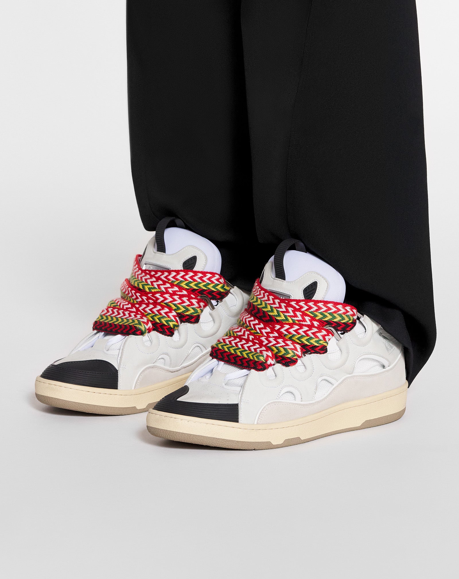 LEATHER CURB SNEAKERS - Image 6