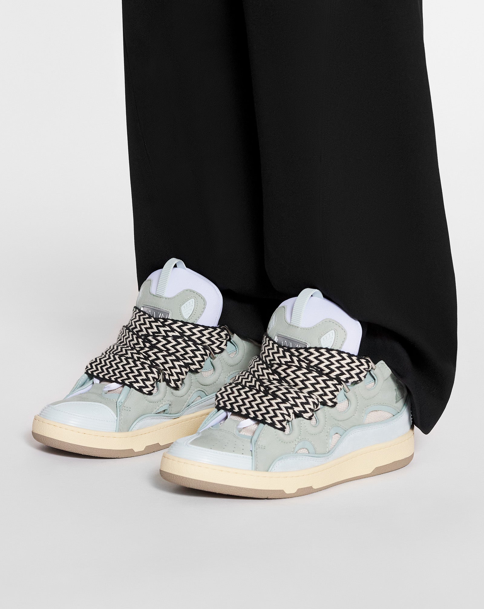 LEATHER CURB SNEAKERS - Image 6