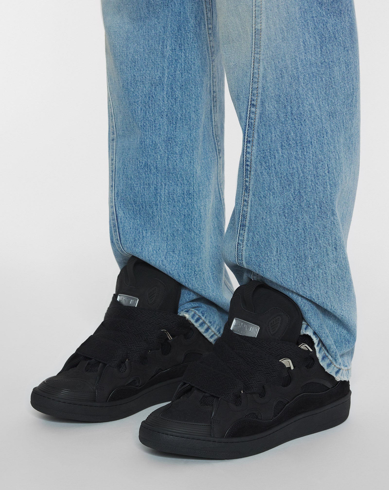 LEATHER CURB SNEAKERS - Image 6