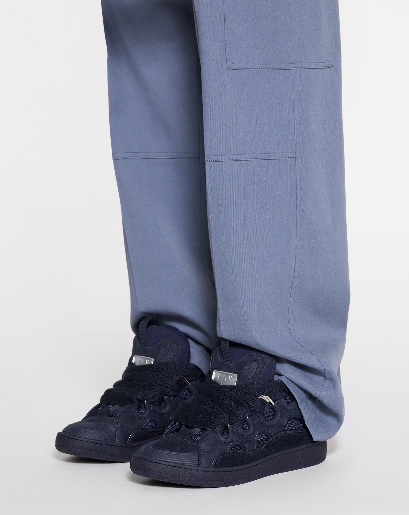 LEATHER CURB SNEAKERS - Image 8