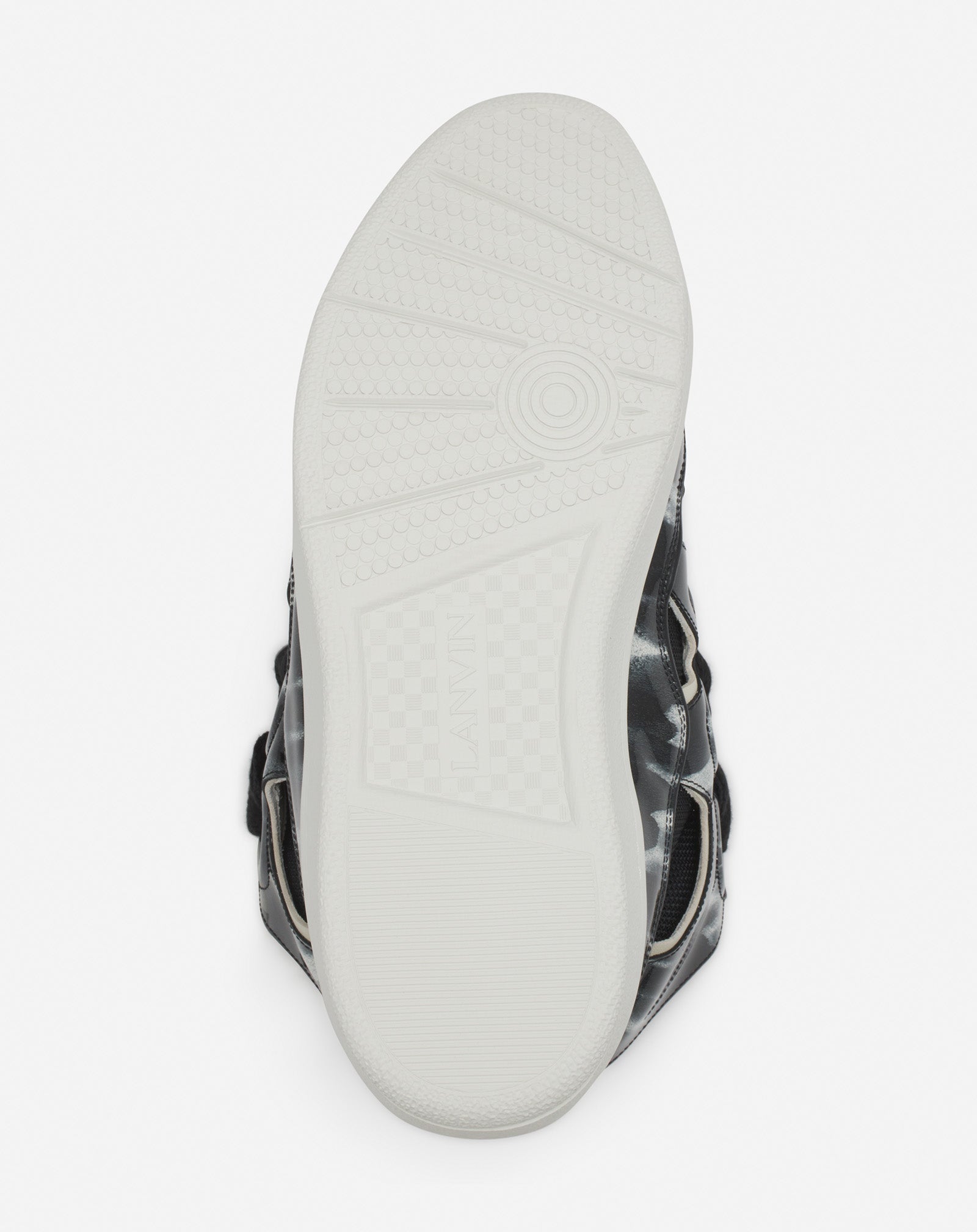 CURB LEATHER SNEAKERS WITH SPARKLES - Image 6