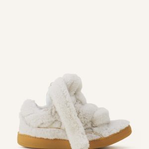 CURB SNEAKERS IN SHEARLING