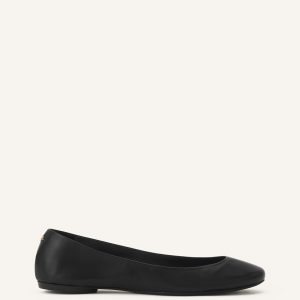 THE BALLERINA FLAT IN LEATHER