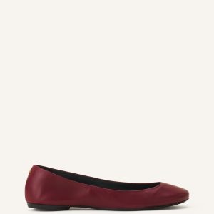 THE BALLERINA FLAT IN LEATHER