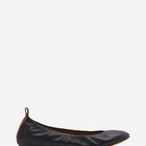 THE LEATHER BALLERINA FLAT