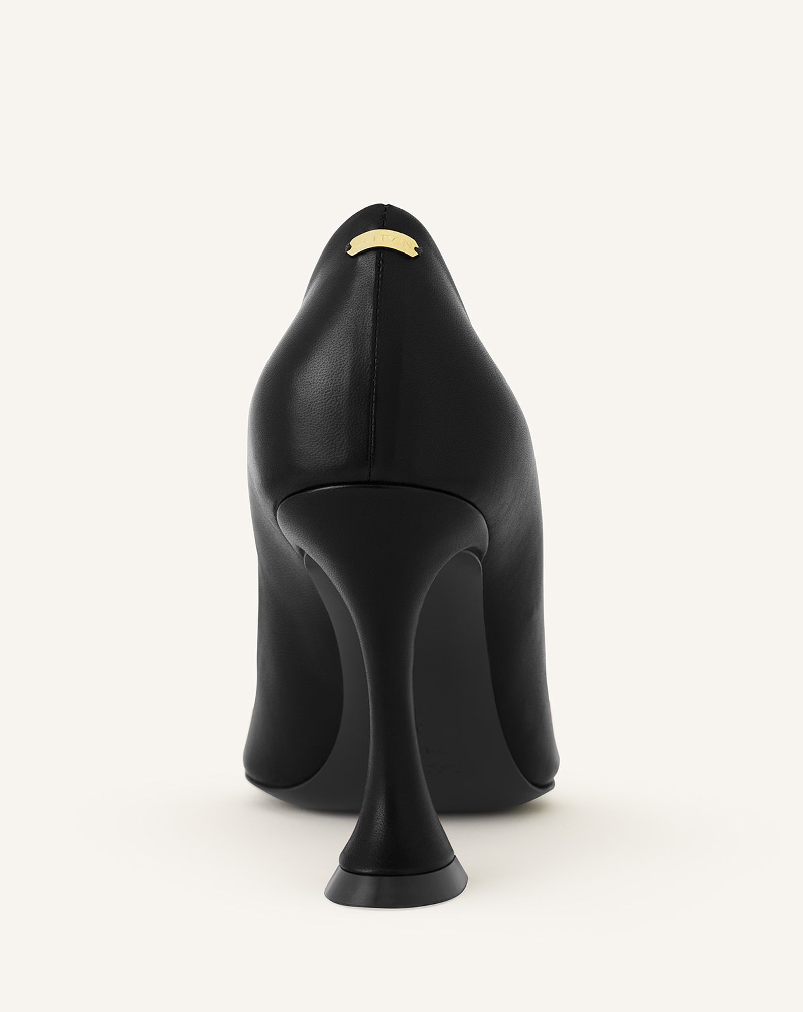 MIDNIGHT STEP LEATHER BOW PUMP - Image 6