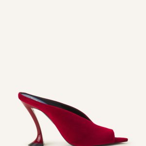 MIDNIGHT STEP MULE IN VELVET