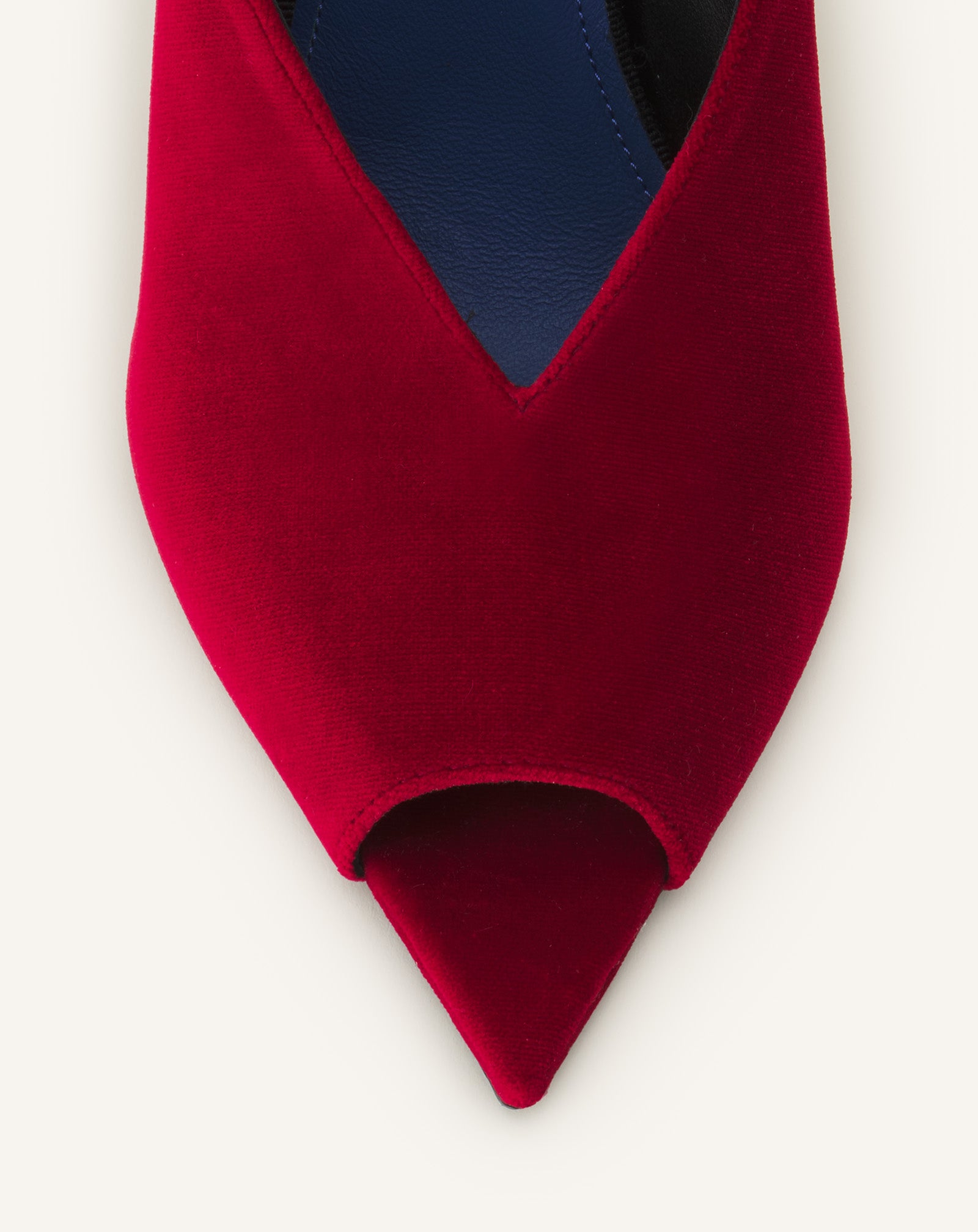 MIDNIGHT STEP MULE IN VELVET - Image 5