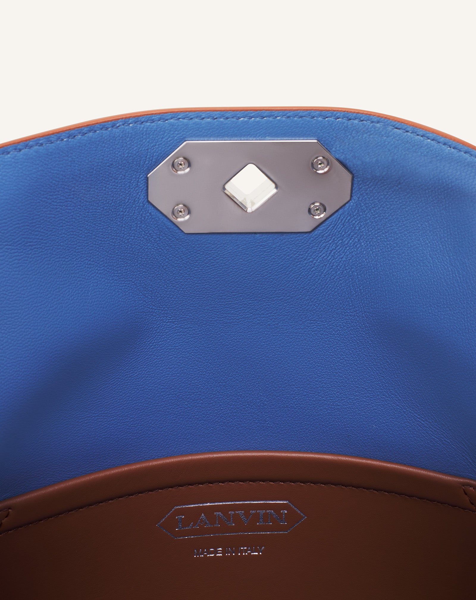 COMPAGNON ASYMMETRICAL LEATHER CLUTCH BAG - Image 6