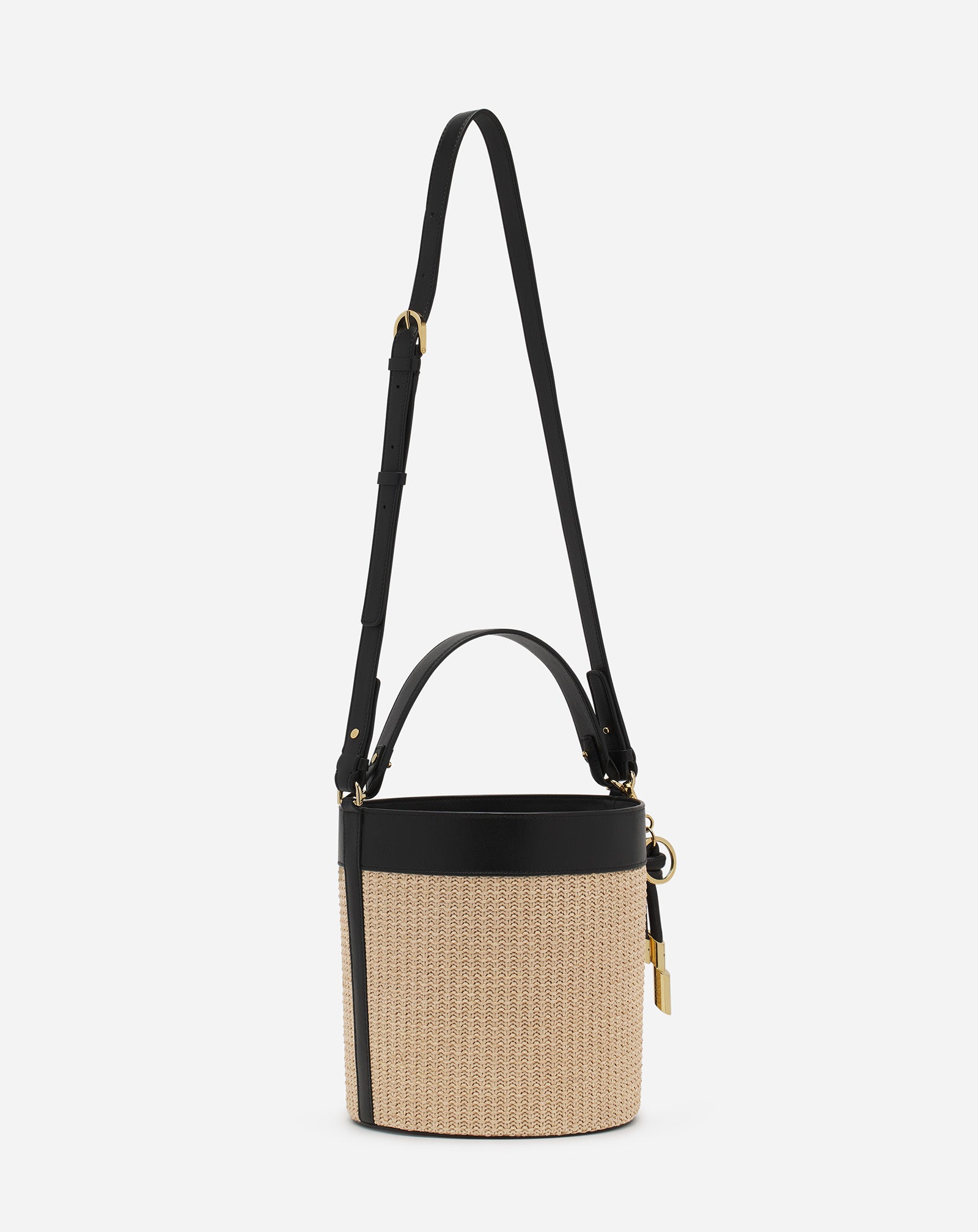 S??QUENCE RAFFIA BUCKET BAG - Image 3