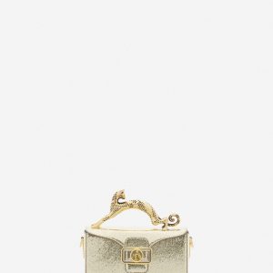 NANO PENCIL CAT BAG IN CRACKLED METALLIC LEATHER