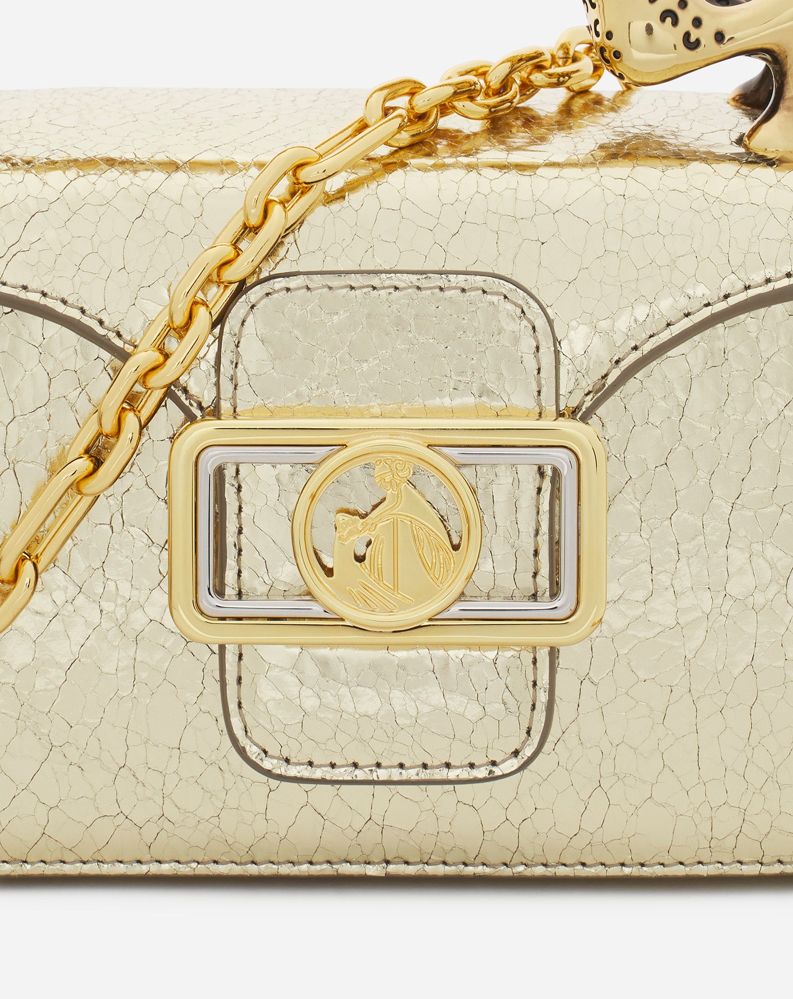 NANO PENCIL CAT BAG IN CRACKLED METALLIC LEATHER - Image 6