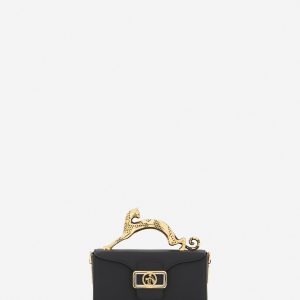 NANO PENCIL CAT LEATHER BAG