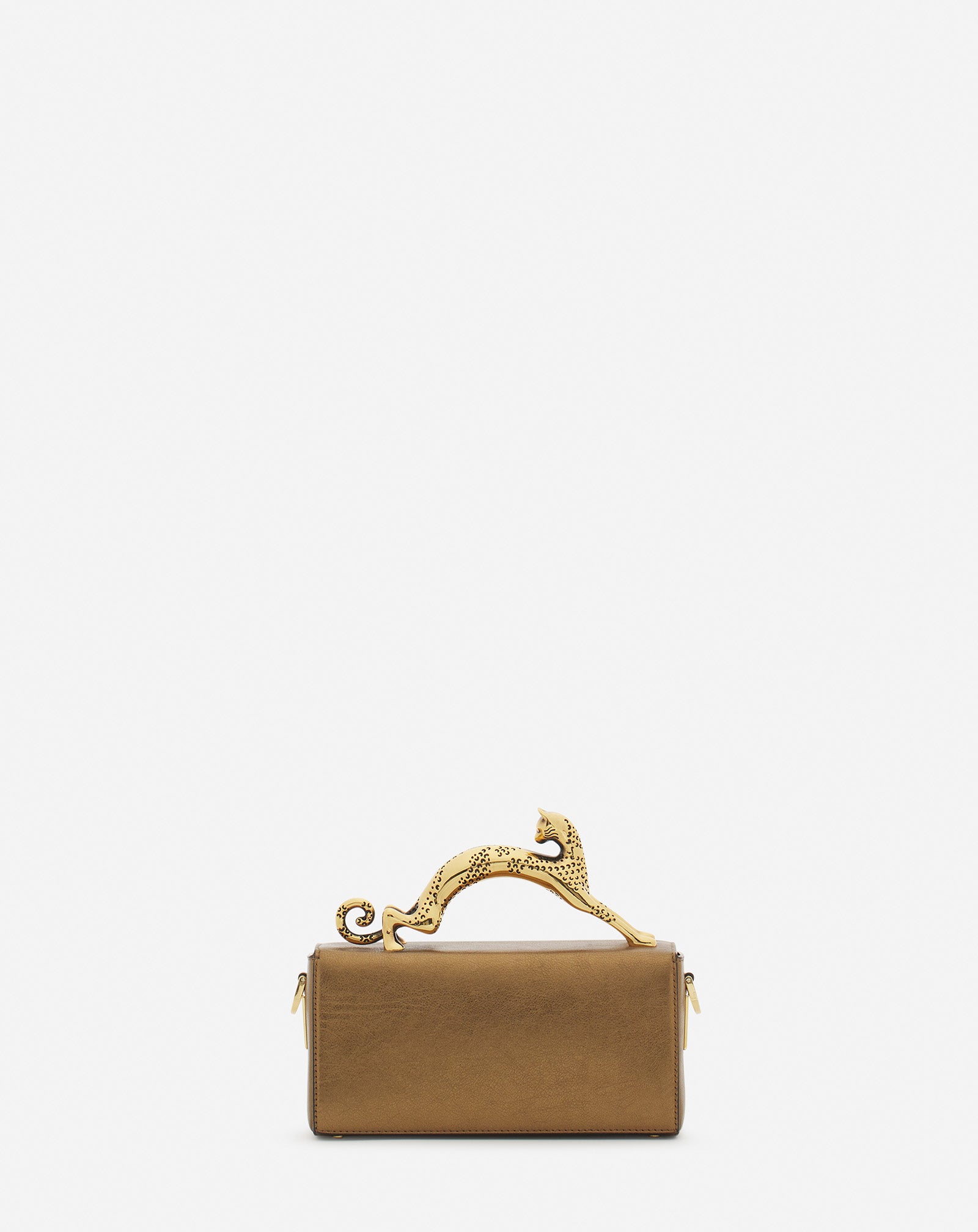 NANO PENCIL CAT BAG IN METALLIC GRAINED LEATHER - Image 4
