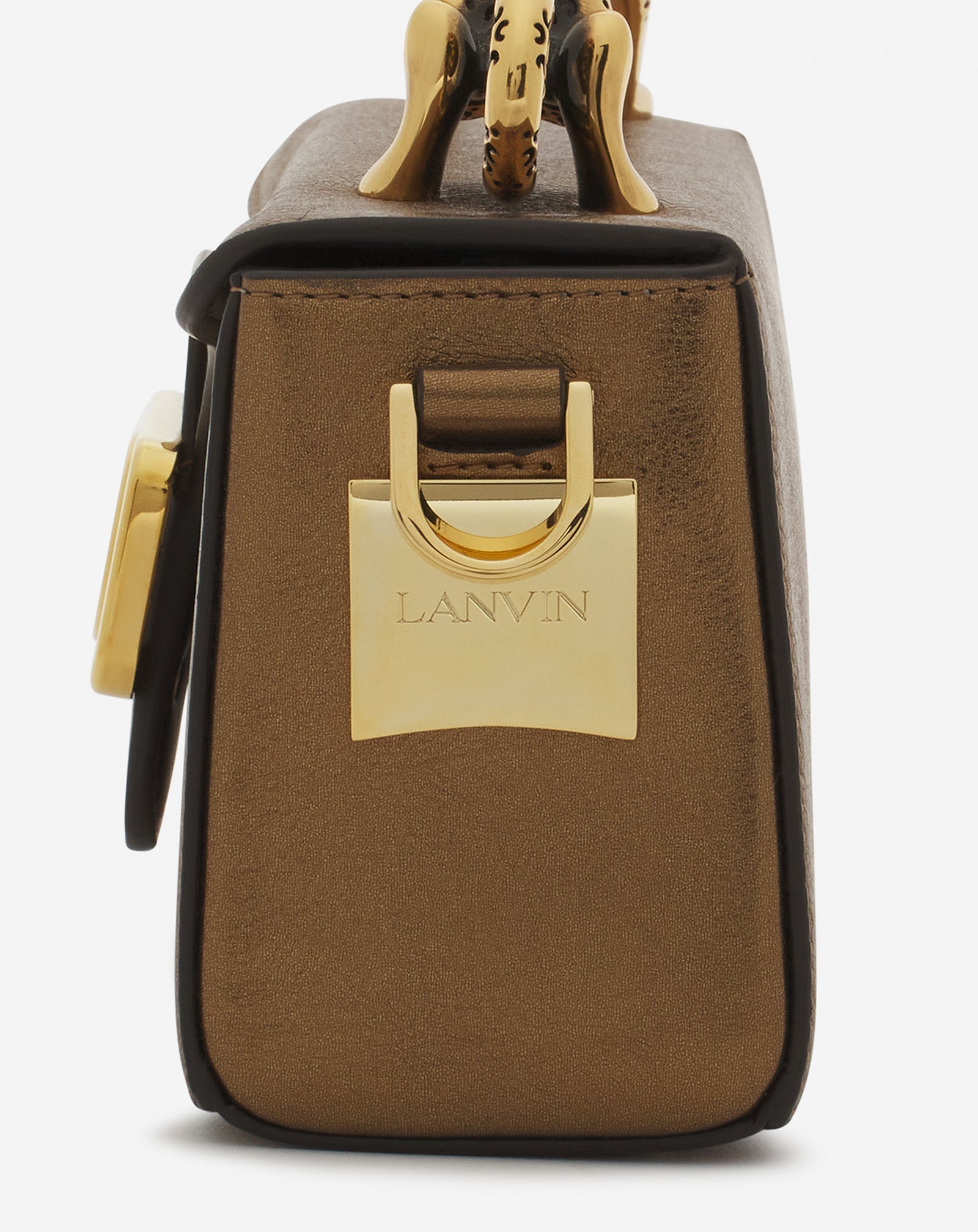 NANO PENCIL CAT BAG IN METALLIC GRAINED LEATHER - Image 5