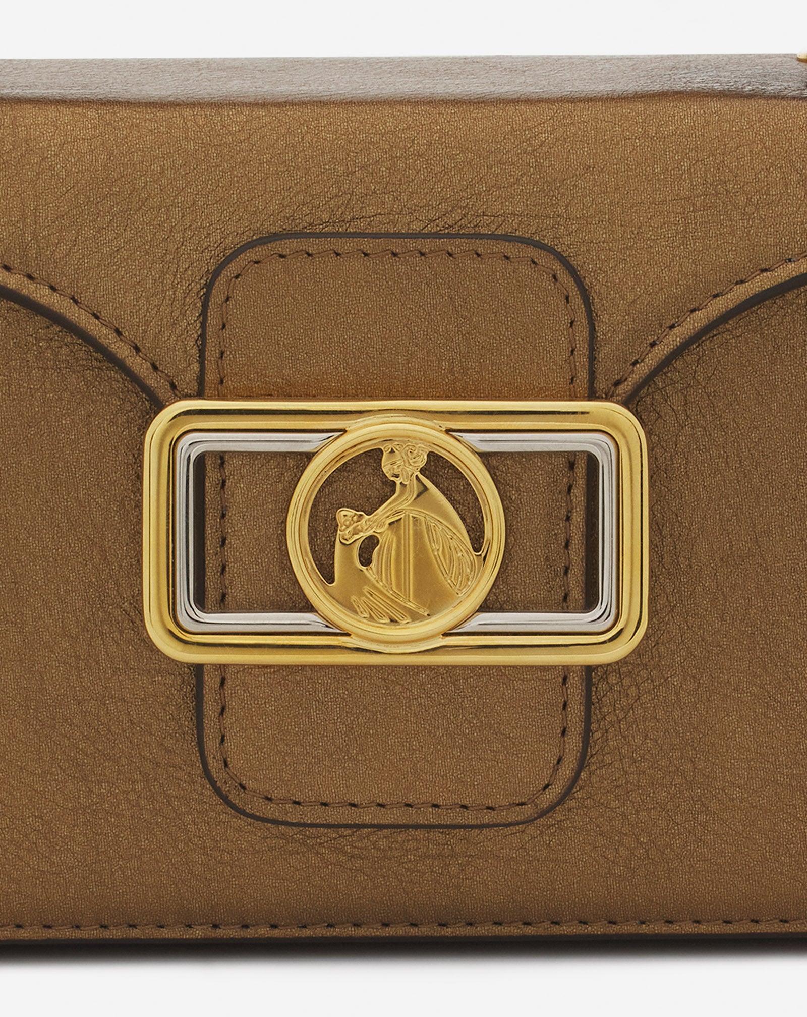 NANO PENCIL CAT BAG IN METALLIC GRAINED LEATHER - Image 6