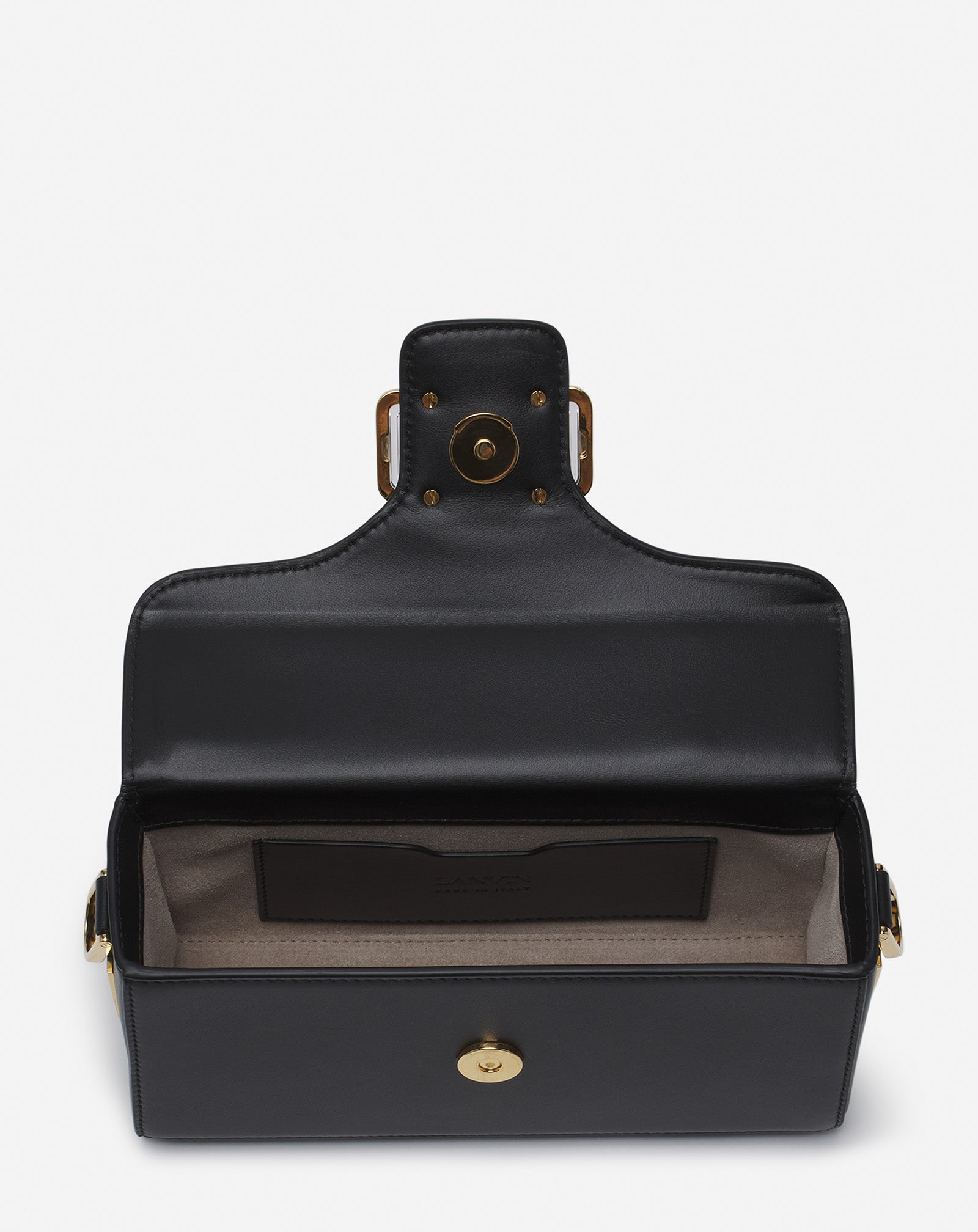 PENCIL CAT NANO LEATHER BAG WITH A BI-MATERIAL CAT - Image 5