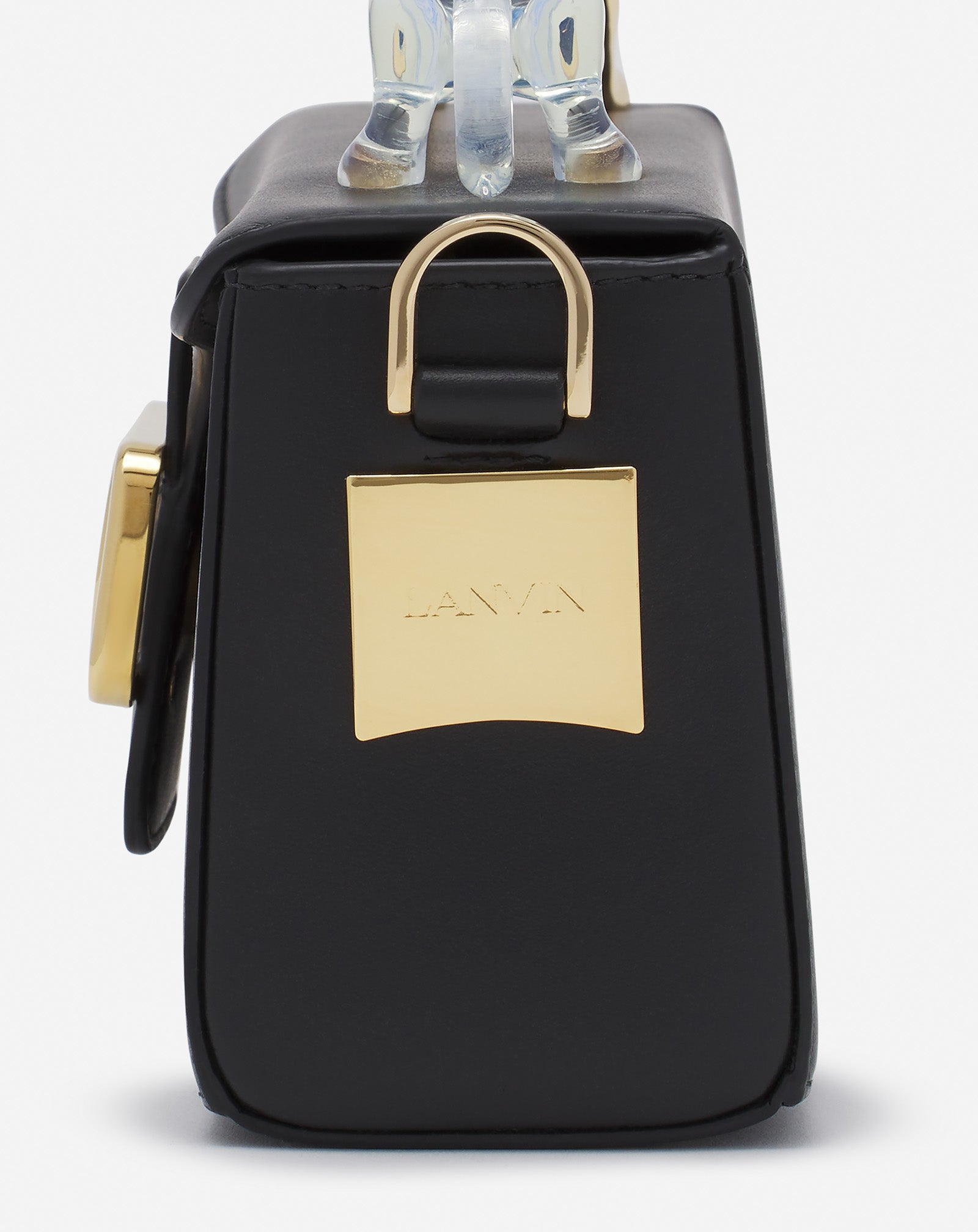 PENCIL CAT NANO LEATHER BAG WITH A BI-MATERIAL CAT - Image 8