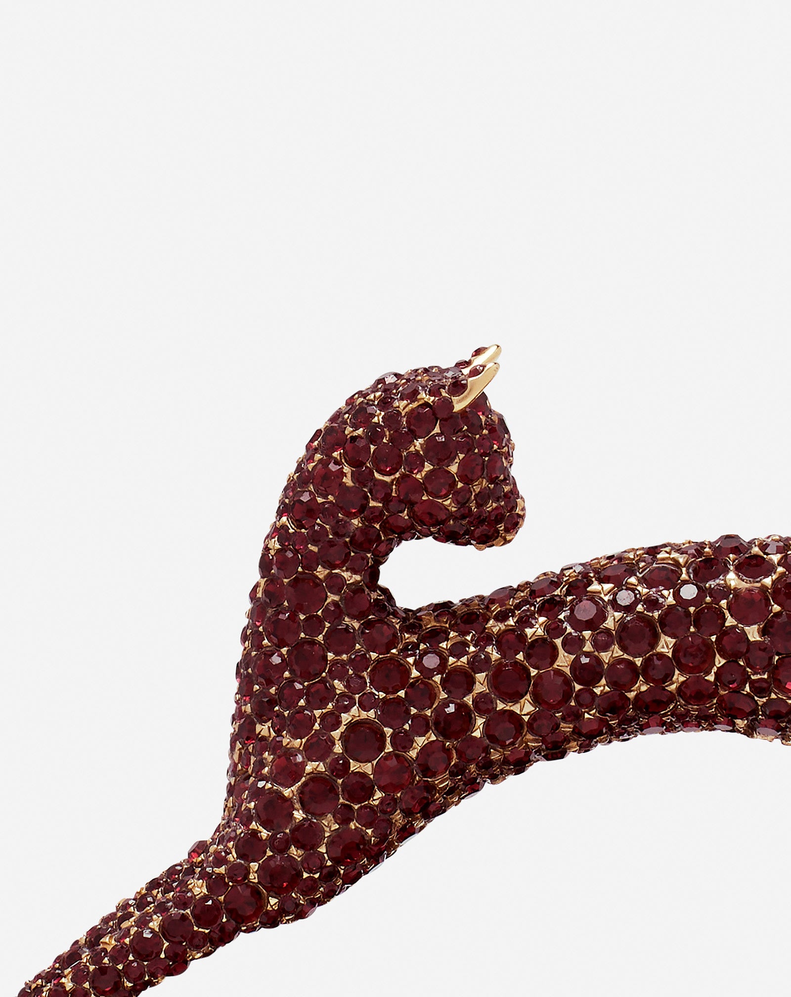 PENCIL CAT PYTHON AND RHINESTONE BAG - Image 6