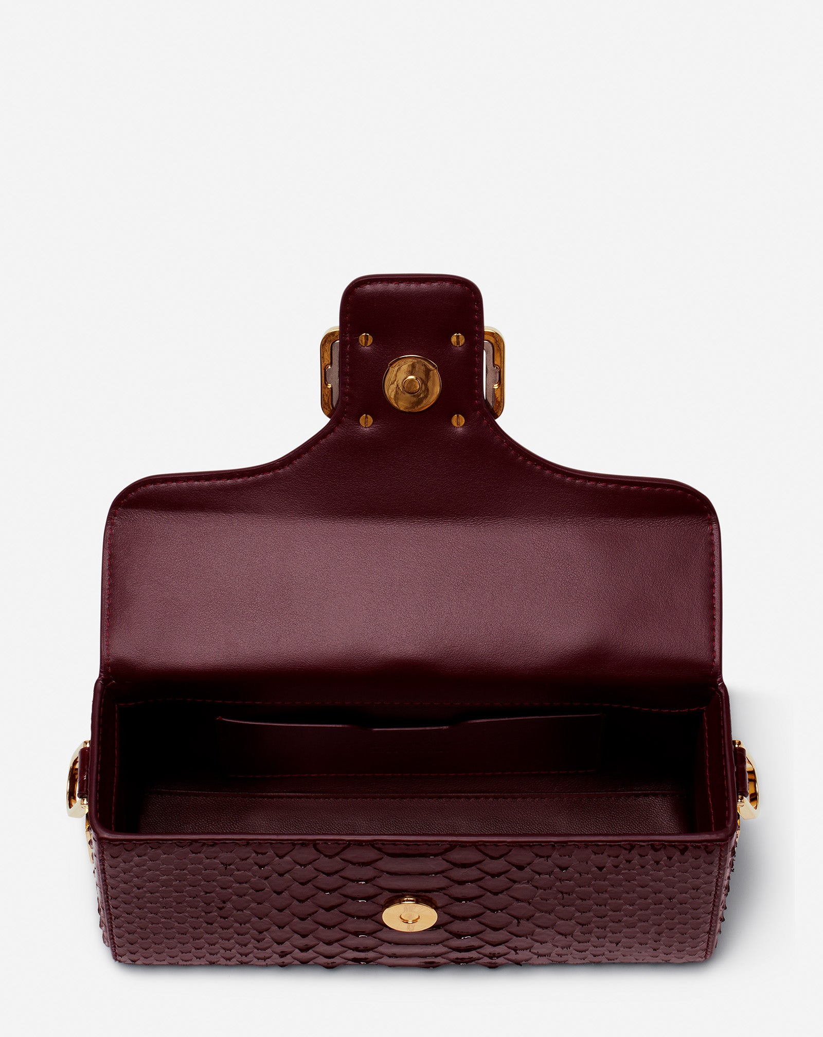 PENCIL CAT PYTHON AND RHINESTONE BAG - Image 8