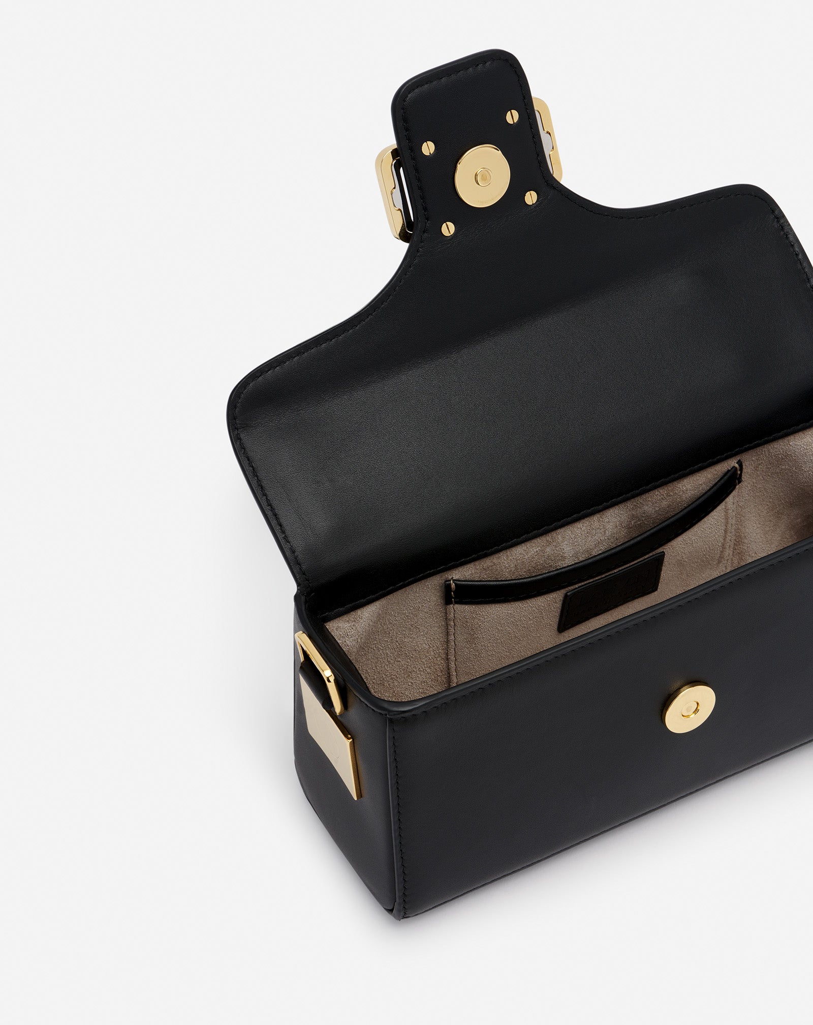 NANO PENCIL CAT BAG IN LEATHER AND RHINESTONE - Image 4