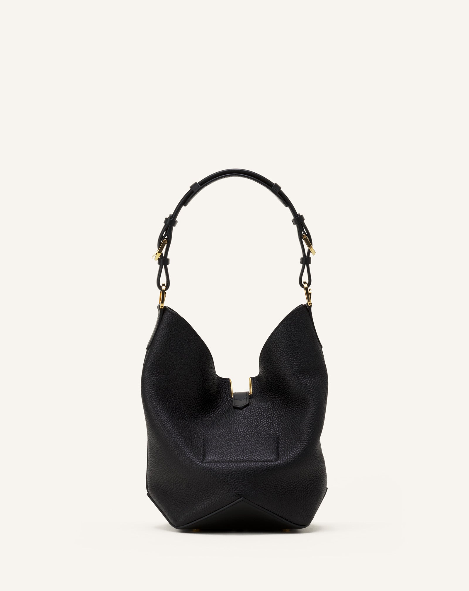 CATCH BY LANVIN MEDIUM LEATHER BUCKET BAG - Image 3