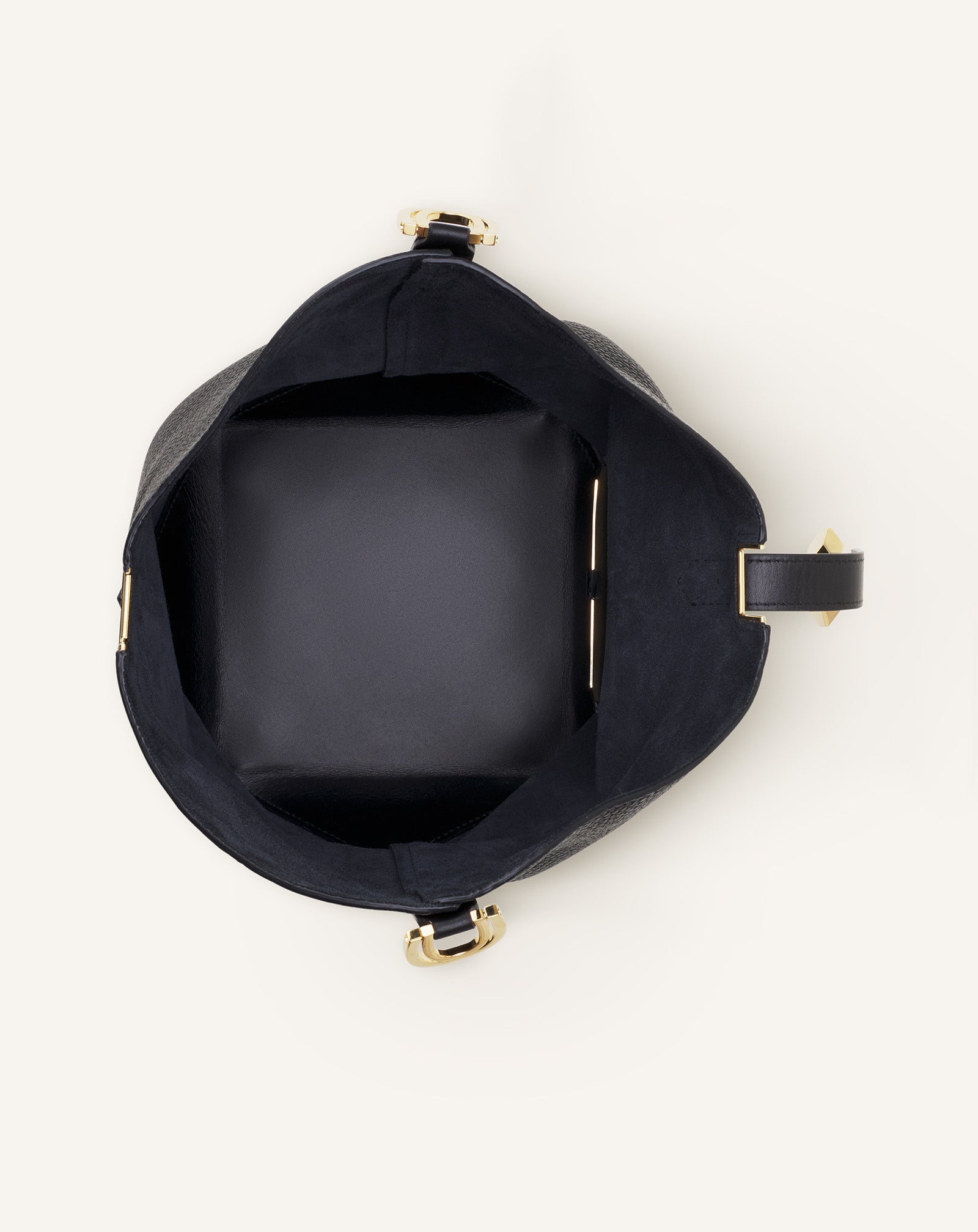 CATCH BY LANVIN MEDIUM LEATHER BUCKET BAG - Image 4