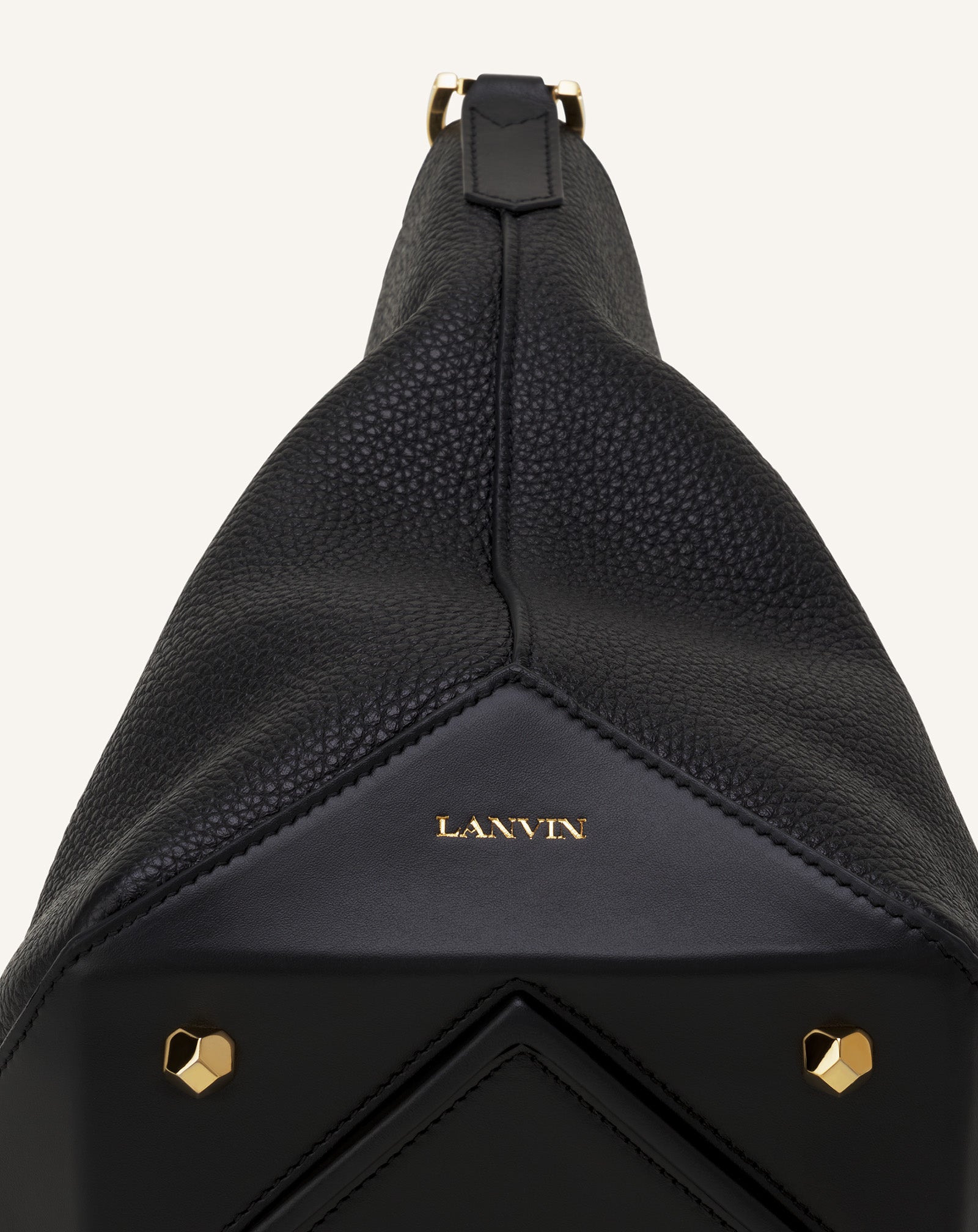 CATCH BY LANVIN MEDIUM LEATHER BUCKET BAG - Image 8