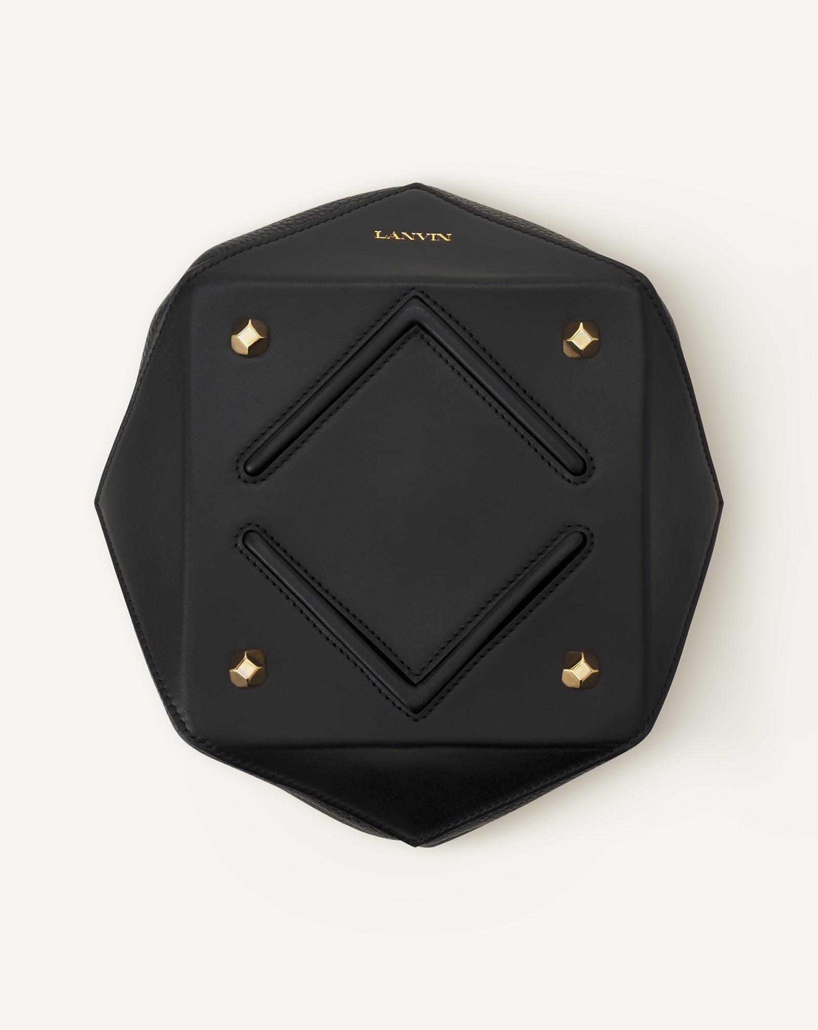 CATCH BY LANVIN MEDIUM LEATHER BUCKET BAG - Image 5