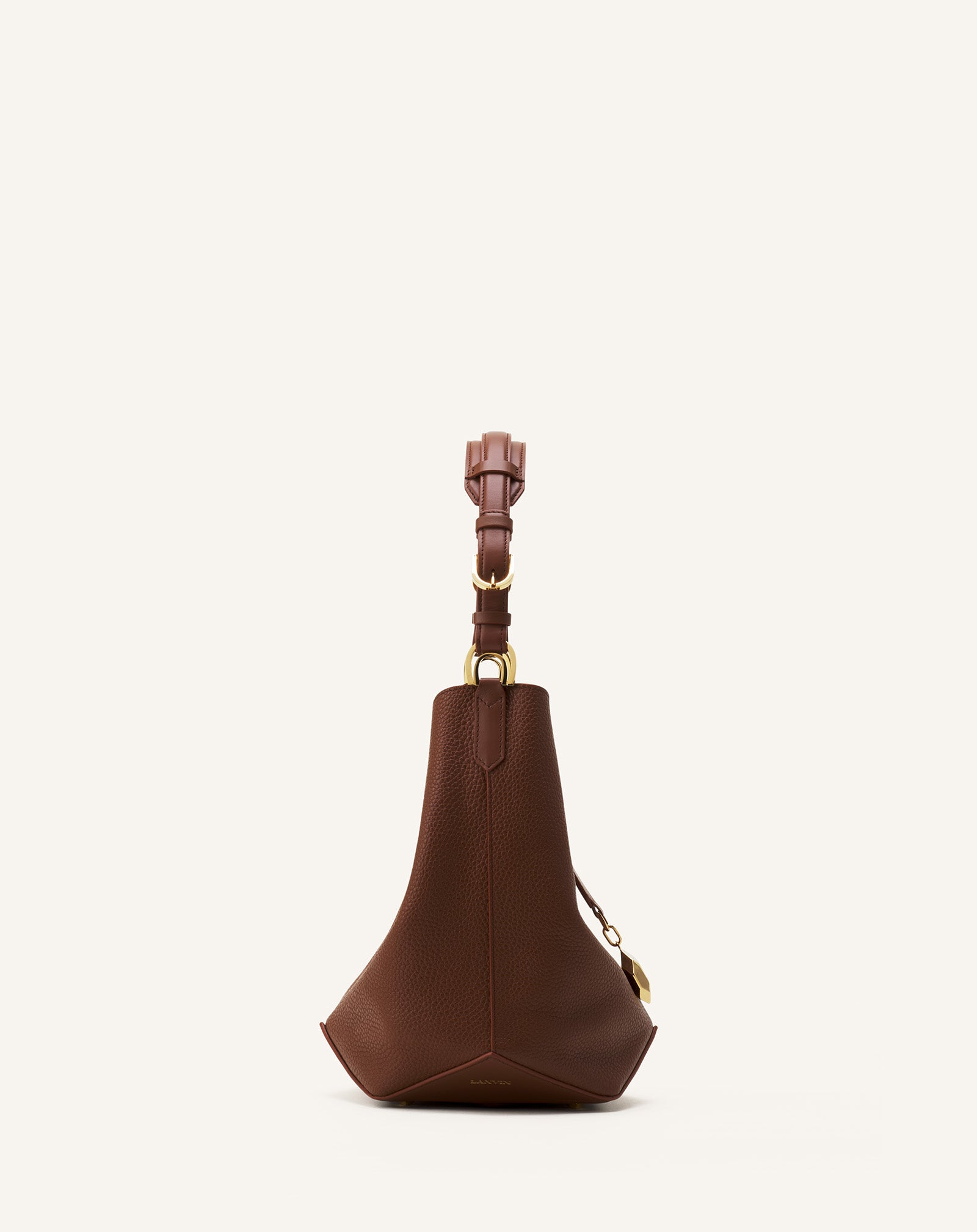 CATCH BY LANVIN MEDIUM LEATHER BUCKET BAG - Image 6