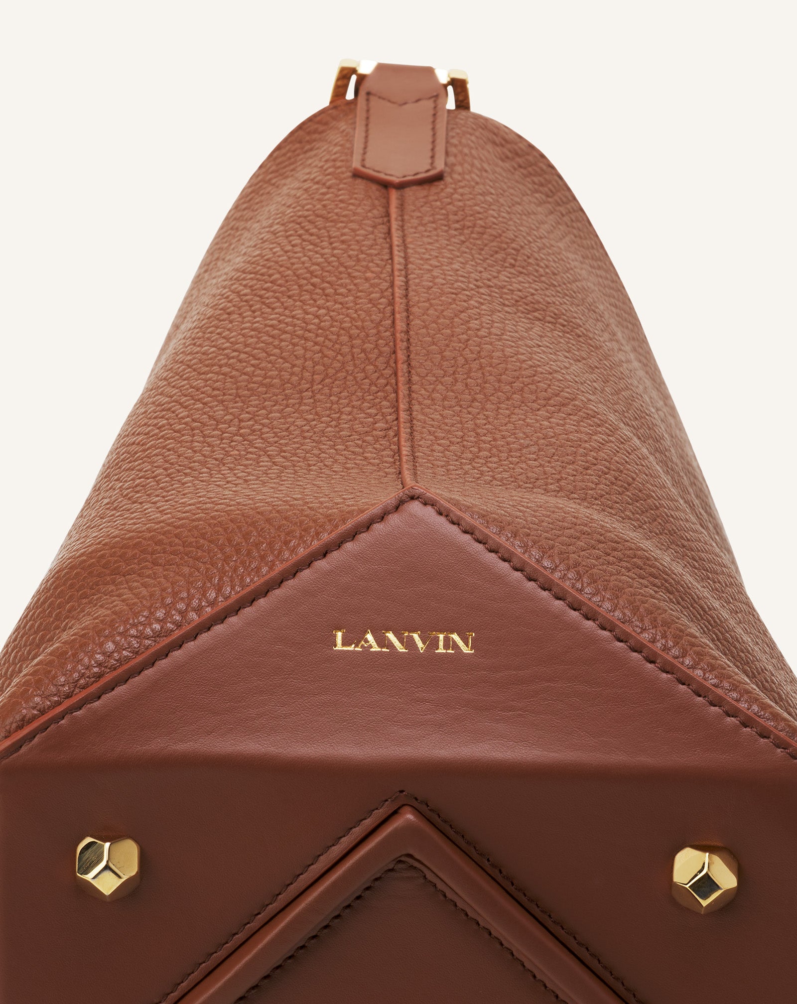 CATCH BY LANVIN MEDIUM LEATHER BUCKET BAG - Image 8