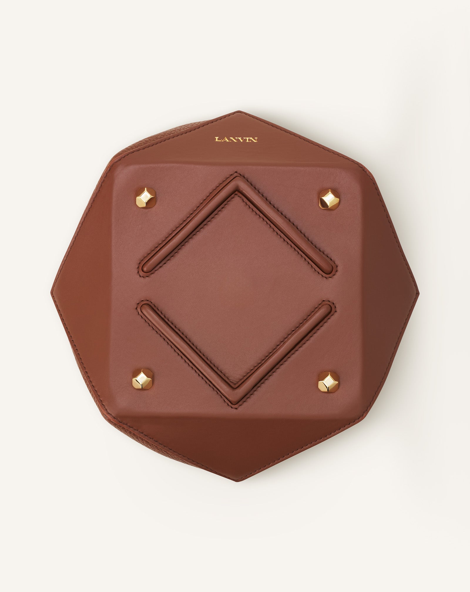 CATCH BY LANVIN MEDIUM LEATHER BUCKET BAG - Image 5