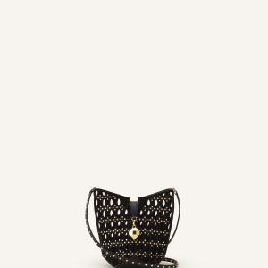 CATCH NANO BY LANVIN BUCKET BAG IN SUEDE