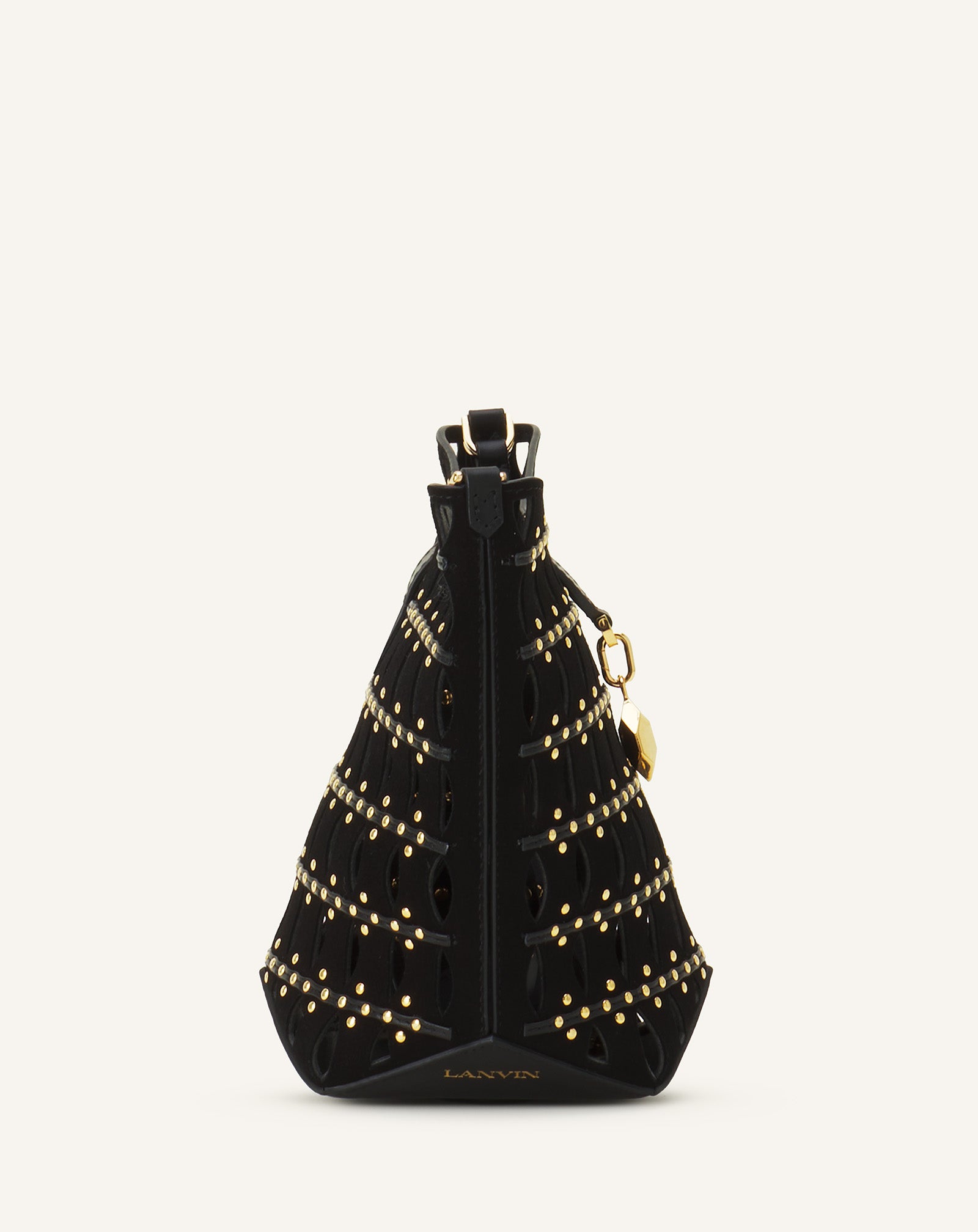 CATCH NANO BY LANVIN BUCKET BAG IN SUEDE - Image 4