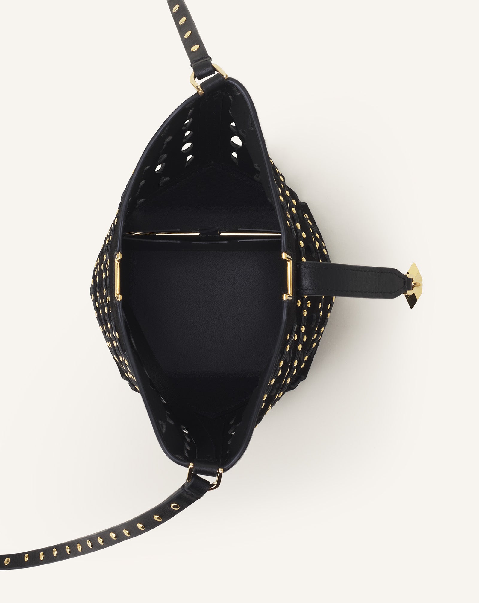 CATCH NANO BY LANVIN BUCKET BAG IN SUEDE - Image 6