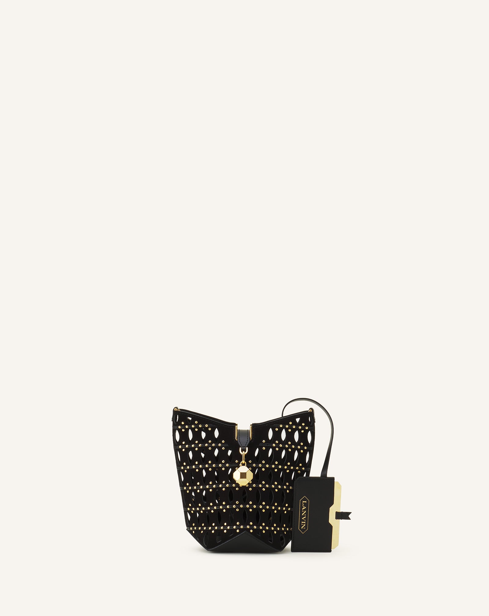 CATCH NANO BY LANVIN BUCKET BAG IN SUEDE - Image 10