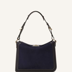 COMPAGNON ASYMMETRICAL BAG IN SUEDE