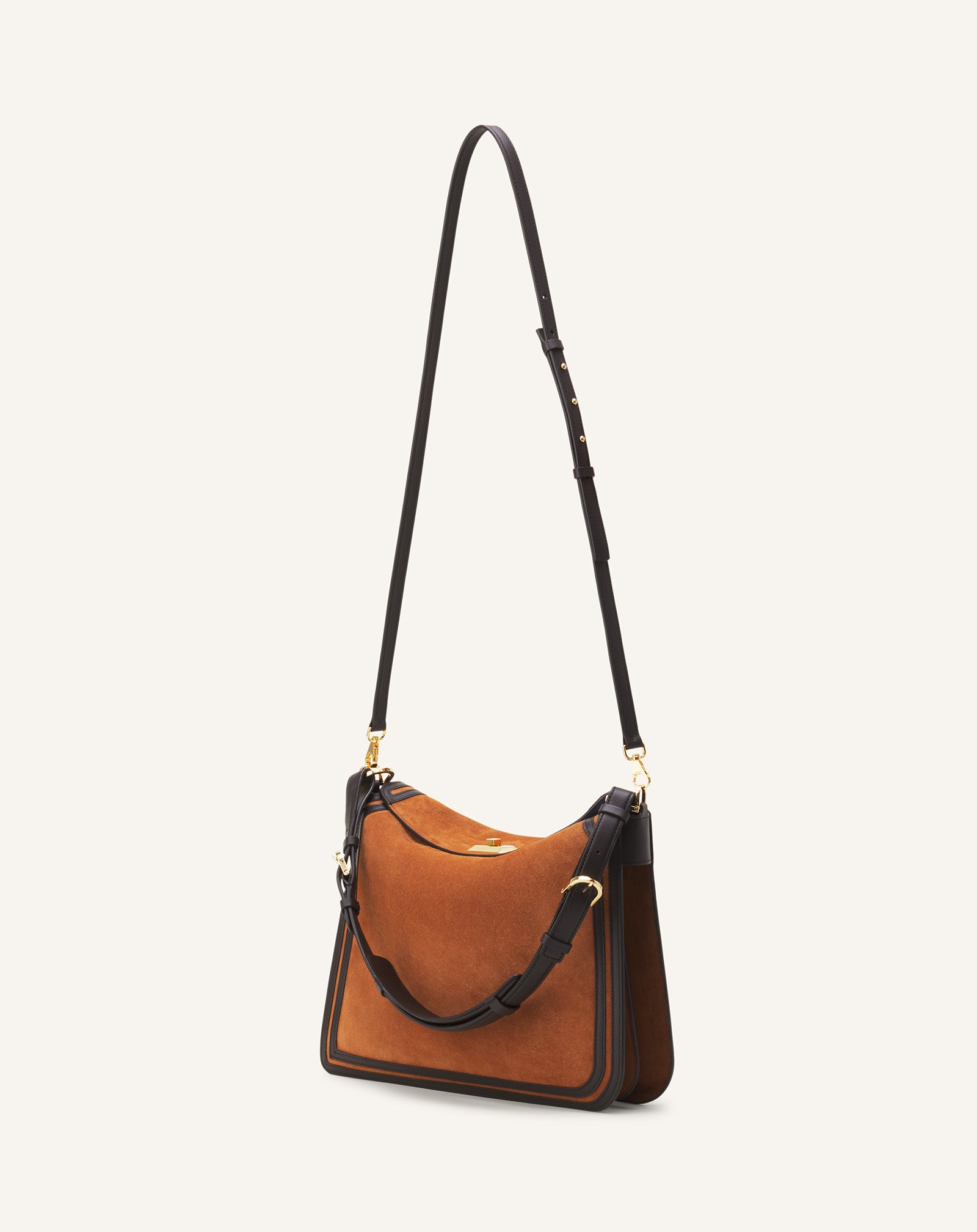 COMPAGNON ASYMMETRICAL BAG IN SUEDE - Image 2