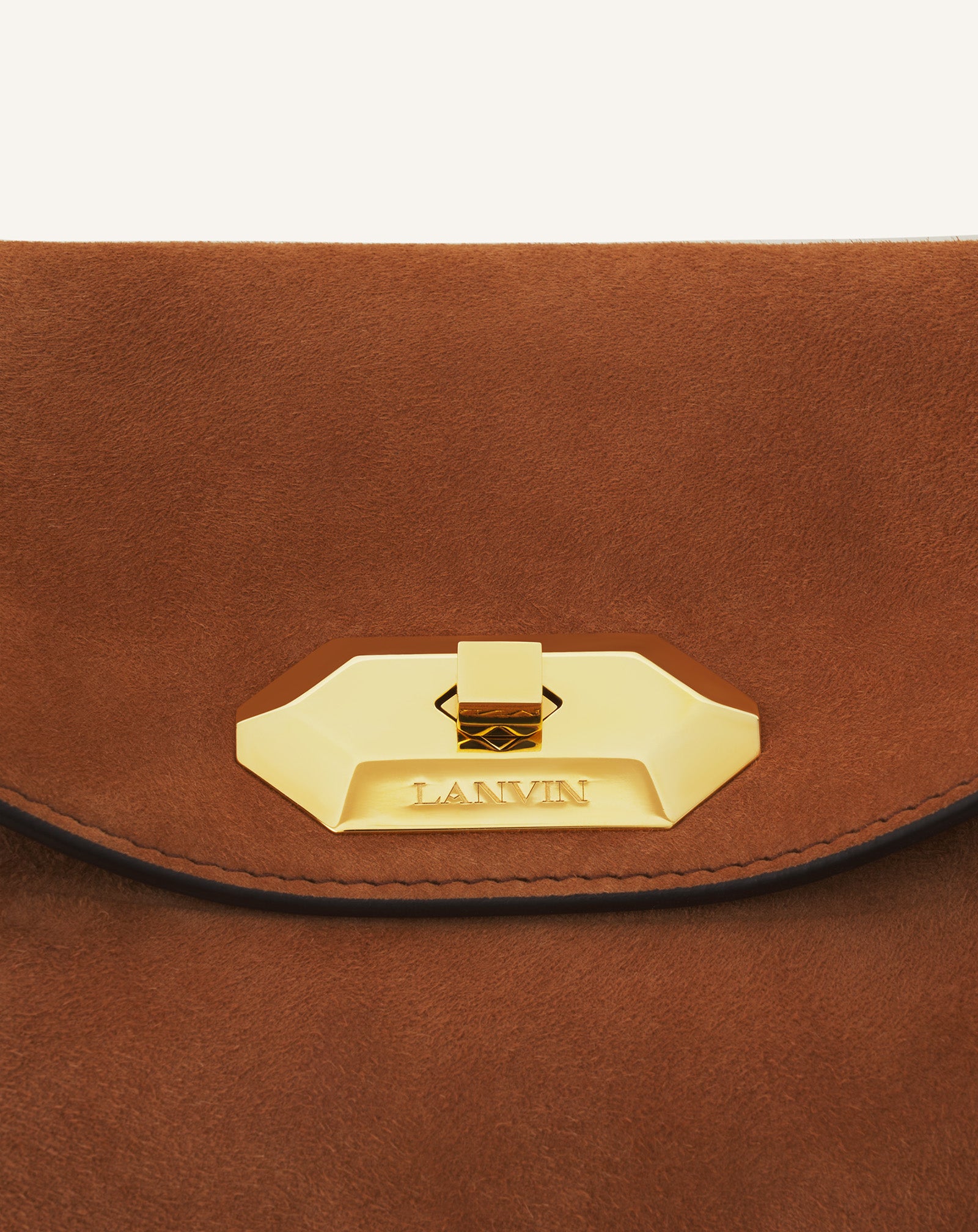 COMPAGNON ASYMMETRICAL BAG IN SUEDE - Image 9