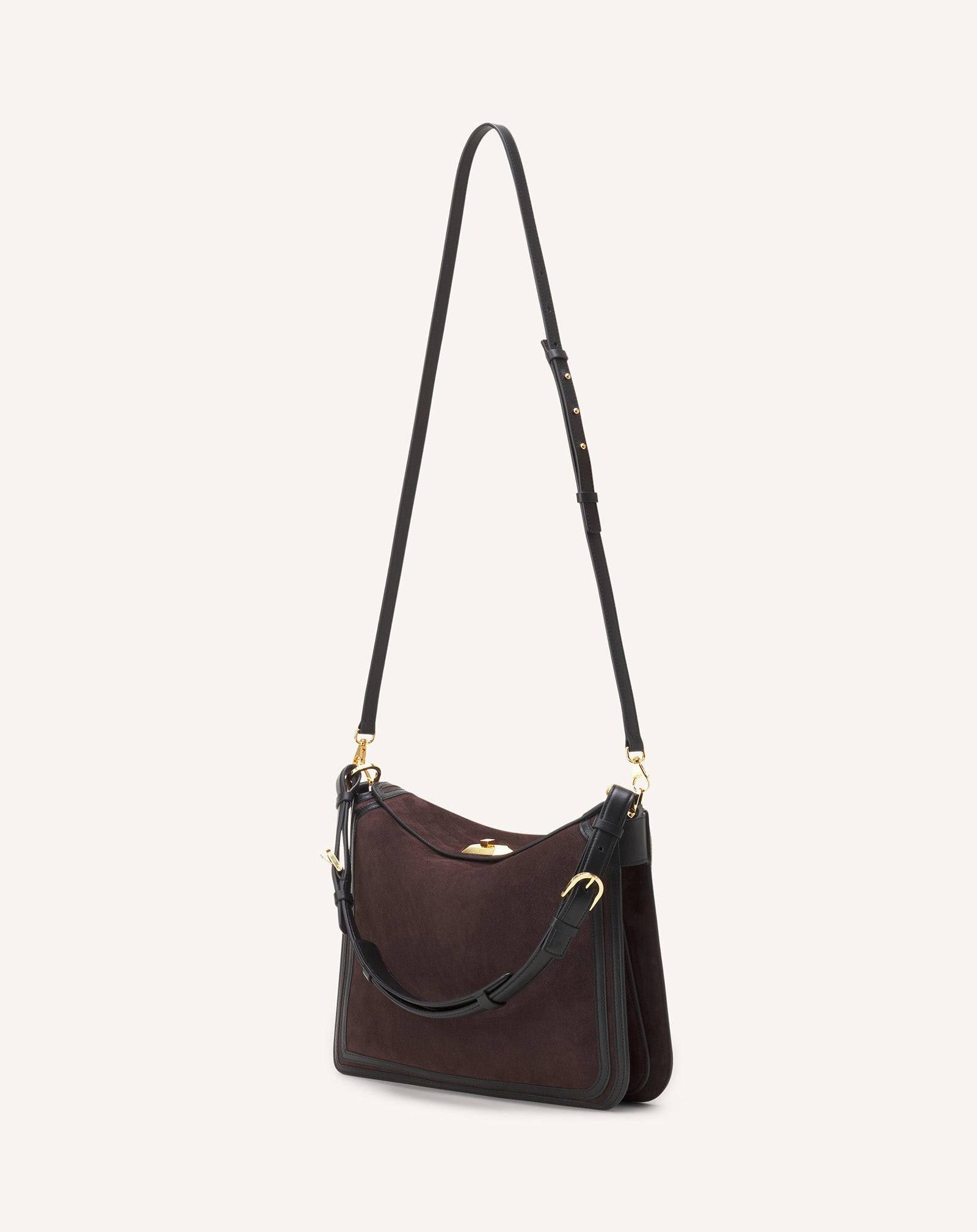 COMPAGNON ASYMMETRICAL BAG IN SUEDE - Image 2