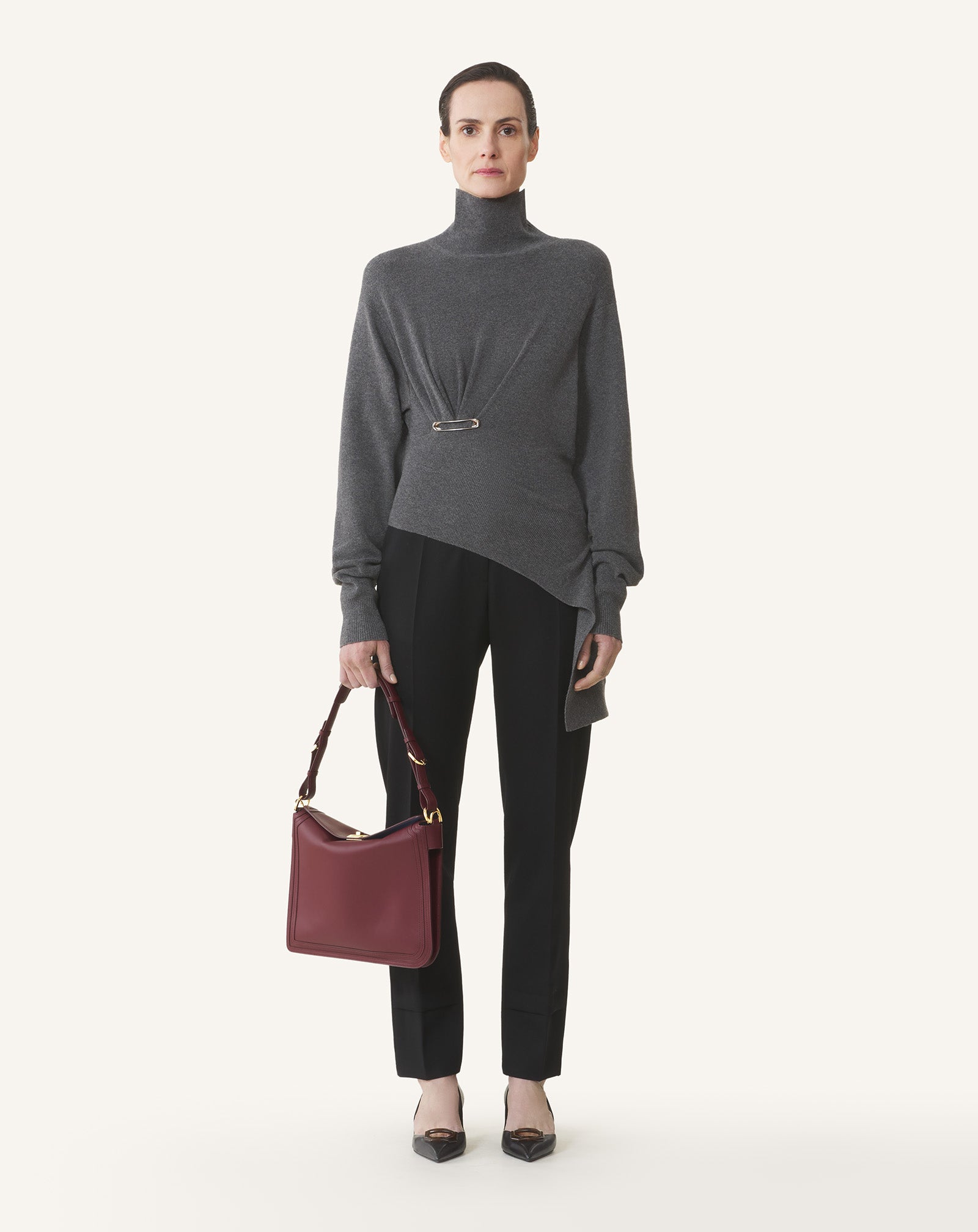 COMPAGNON ASYMMETRICAL BAG IN LEATHER - Image 10