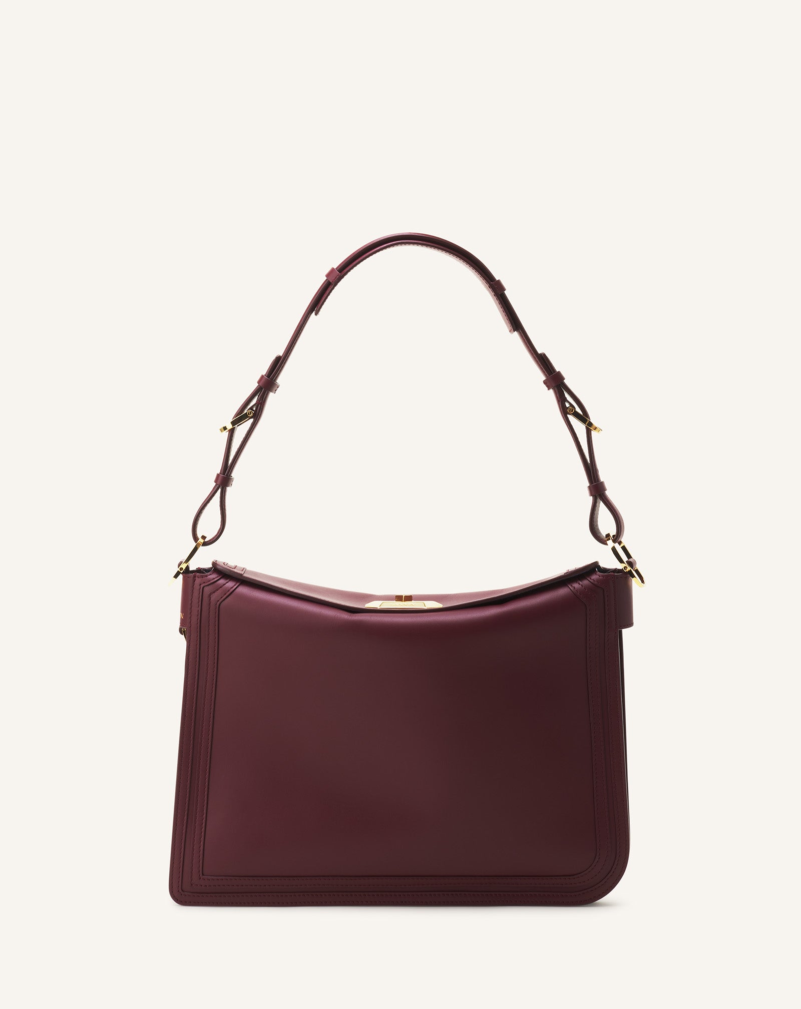 COMPAGNON ASYMMETRICAL BAG IN LEATHER