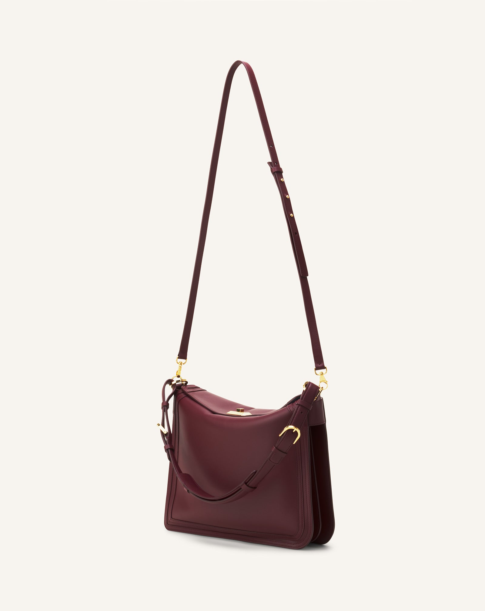 COMPAGNON ASYMMETRICAL BAG IN LEATHER - Image 2