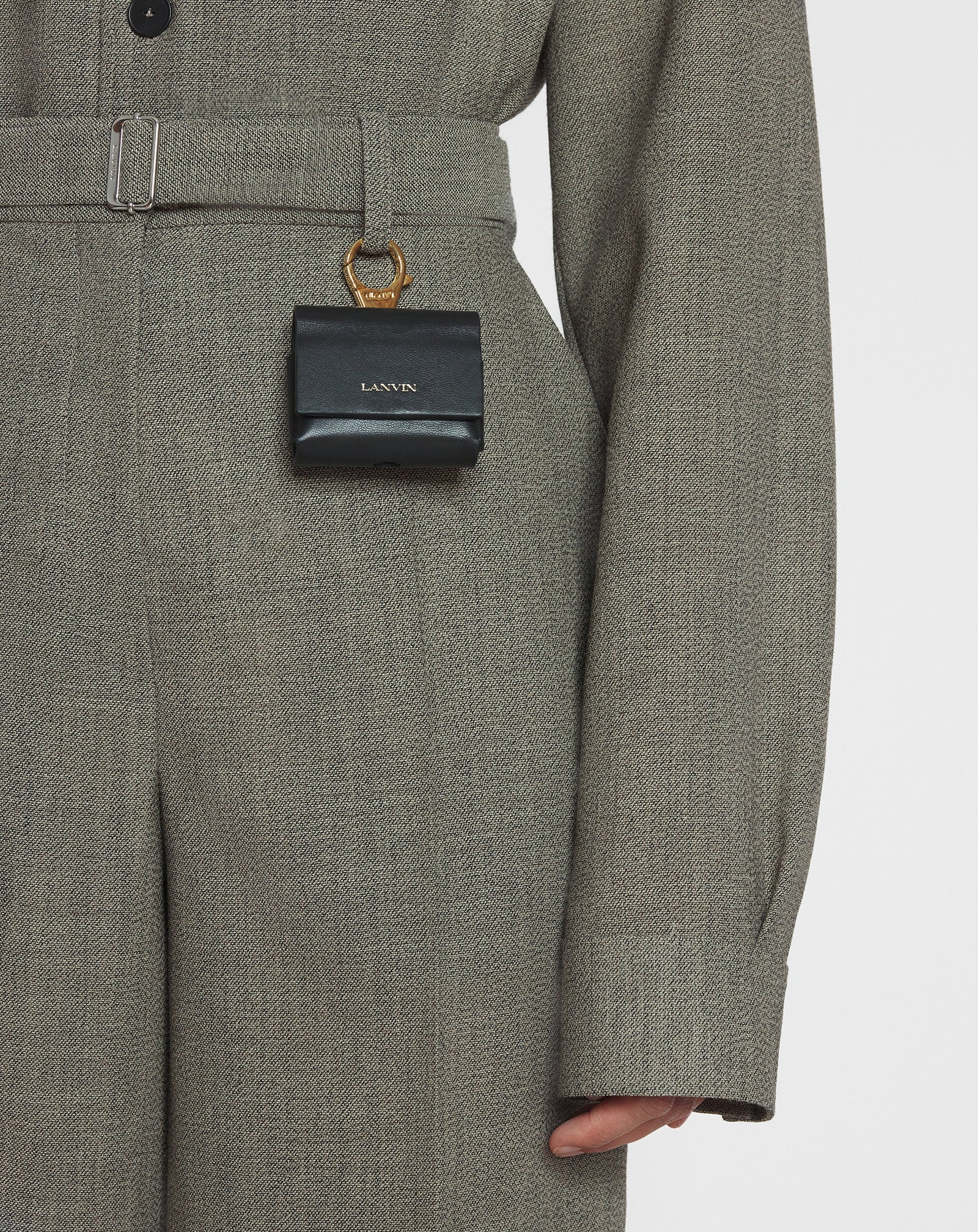 LANVIN SIGNATURE LEATHER CASE FOR AIRPODS PRO - Image 2